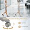 Height Adjustable Computer Standing Desk with 4 Universal Casters and I Shaped Base